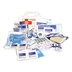 10-Person First Aid Kit, 62 Pieces, 8.5 x 5.5 x 3.25,