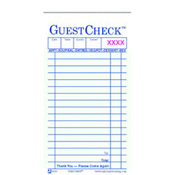 Guest Checks &amp; Sales Books